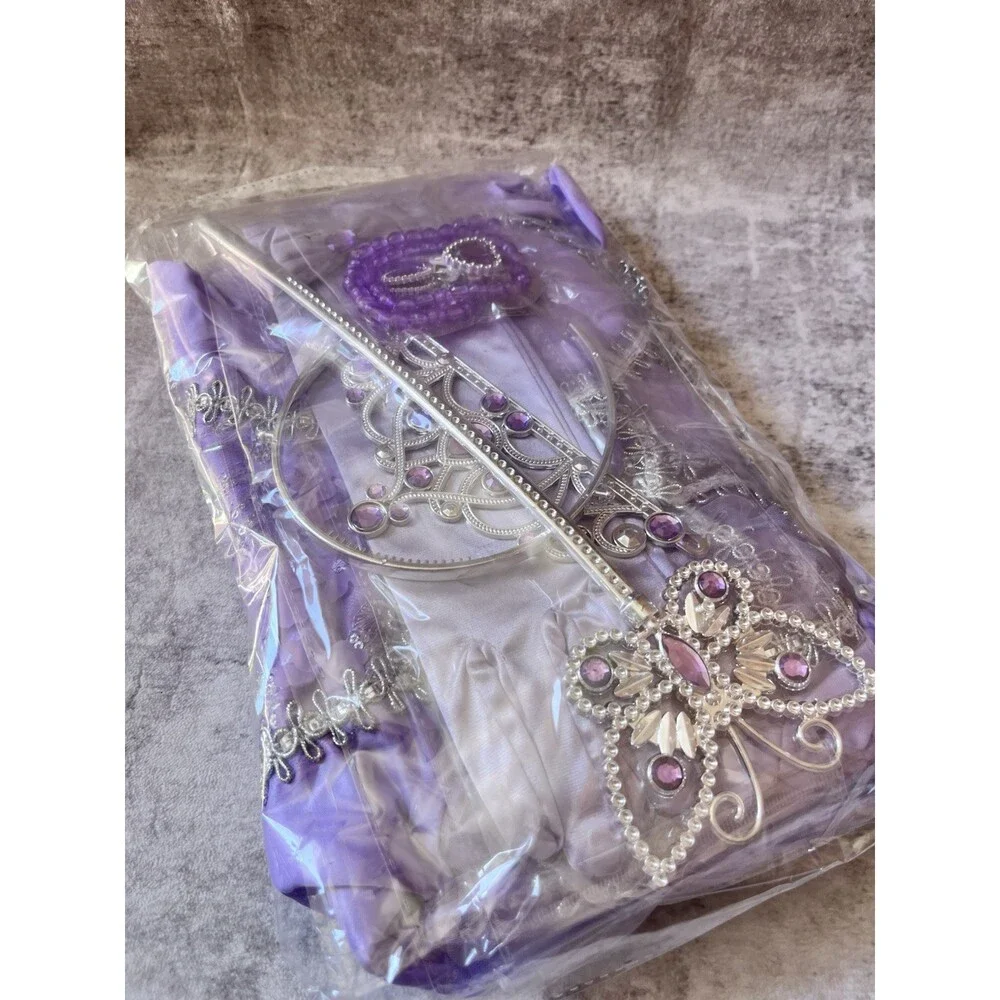 Girls Princess Costume Floor Length Christmas Party Dress up